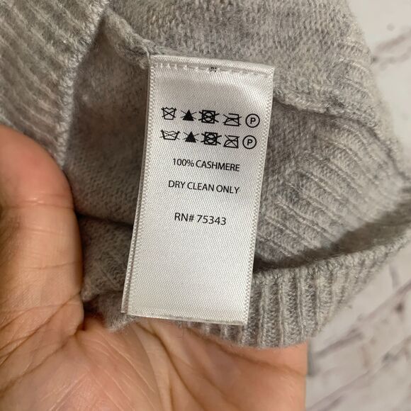 Cynthia Rowley 100% Cashmere Polka Dot Sweater Women’s Size Large Luxurious Knit - Picture 7 of 10